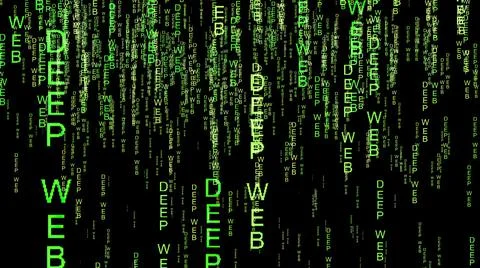 Deep web code on the internet 스톡 사진
