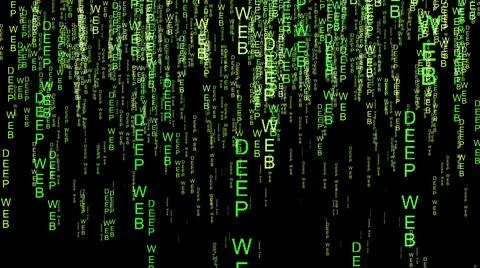 Deep web code on the internet 写真素材