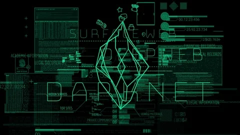 Deep Web. Unseen Side of the Internet Stock Footage 82109625