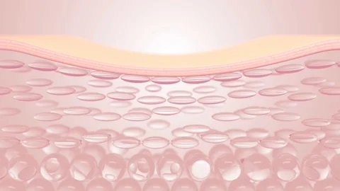 Deep whitening of micro-skin structure Stock Footage 121986184