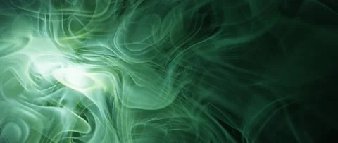 Deeper into endless emerald green space nebulae energy storm Vídeo Stock 152718622