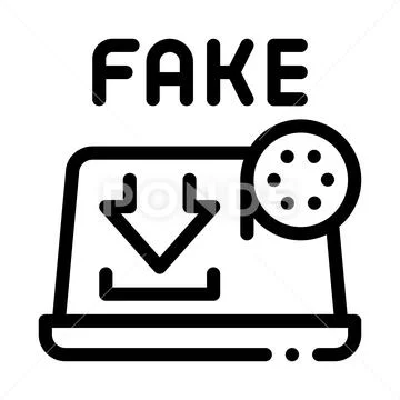 Deepfake human profile icon vector outline illustration ~ Clip Art ...
