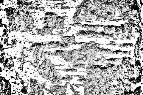 Deeply grooved, embossed, and weathered tree trunk texture. An abstract, blac Stock Photos