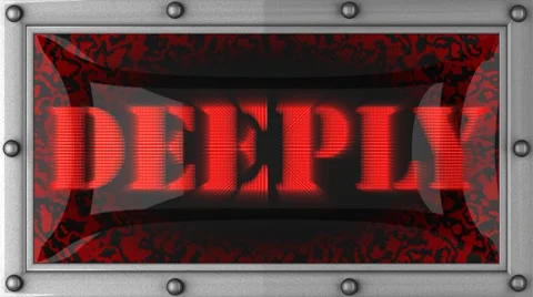 Deeply on led Stock-Footage 8693834