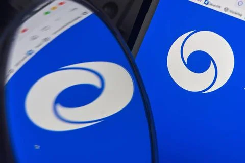 DeepMind artificial intelligence on a computer screen in Marktoberdorf, Ma... Stock Photos