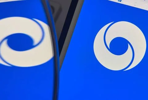 DeepMind artificial intelligence on a computer screen in Marktoberdorf, Ma... Stock Photos