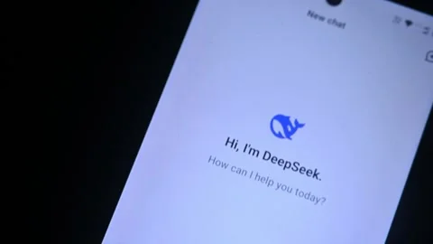 DeepSeek Chinese AI (artificial intelligence) Stock Footage 300350862