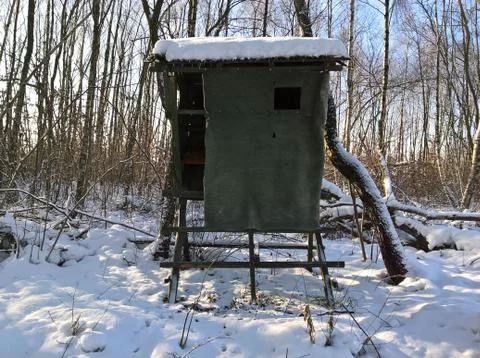 Deer Blind (Hide) Stock Photos