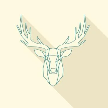 Deer frame Stock Illustration