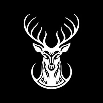 Deer head creative design logo vector Stock Illustration