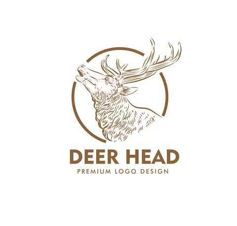 Deer head design vector illustration, Stock Illustration