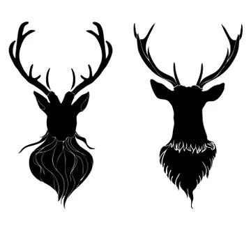 Deer Head Stock Illustration