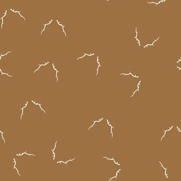 Deer horn animal vector seamless pattern Stock Illustration