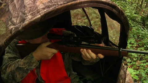 Deer Hunter Stock Footage 512886