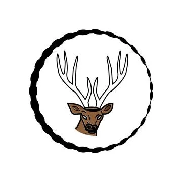 Deer icon Stock Illustration