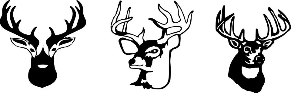 Deer icon isolated on background Stock Illustration