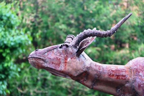 Deer from iron Stock Photos