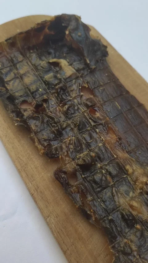 Deer Jerky Texture. Stock Footage 280161701