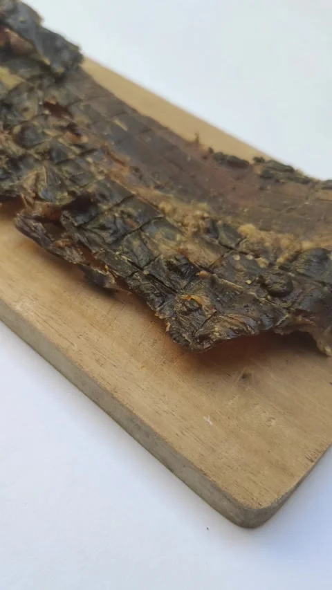 Deer Jerky Texture. Stock Footage 280161934