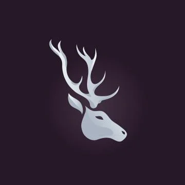 Deer logo Stock Illustration