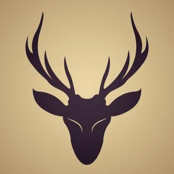 Deer logo Stock Illustration