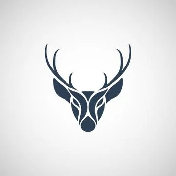 Deer logo Stock Illustration
