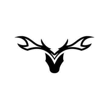Deer logo Stock Illustration