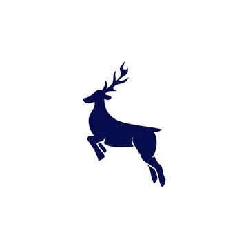 Deer logo Stock Illustration
