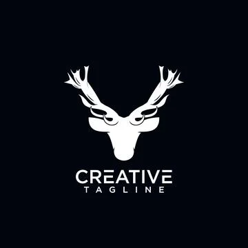 Deer logo Stock Illustration