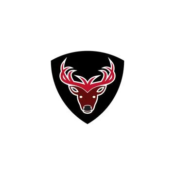Deer logo Illustrazione stock