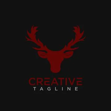 Deer logo Stock Illustration