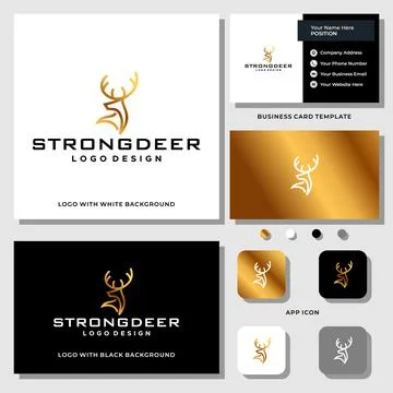 DEER LOGO Stock Illustration