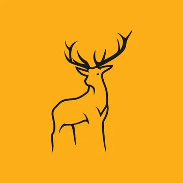 Deer Logo Stock Illustration