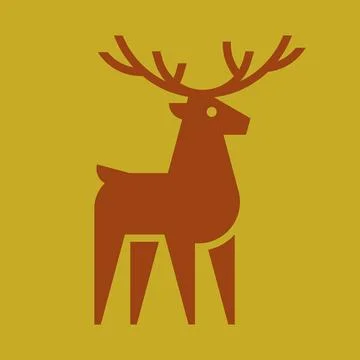 Deer Logo Stock Illustration
