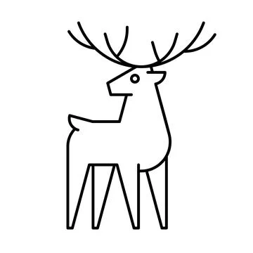 Deer Logo Stock Illustration