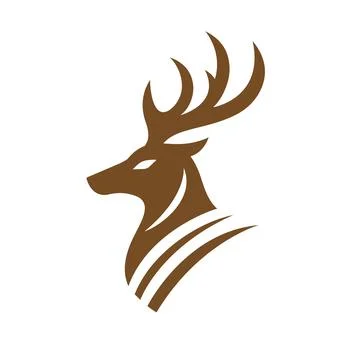 Deer Logo Vector Stock Illustration