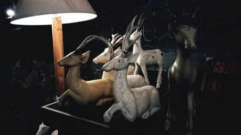 Deer Statue Stock Photos