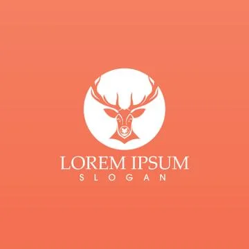 Deer vector icon illustration design Stock Illustration