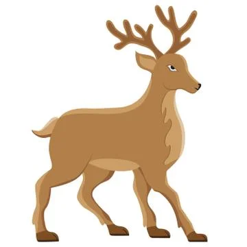 Deer vector illustration Stock Illustration
