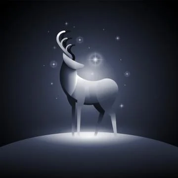 Deer Vector Illustration Stock Illustration