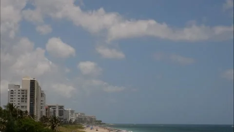 Deerfield Beach Condos Time Lapse Stock Footage 242338450