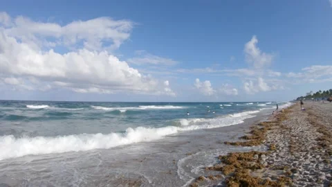 Deerfield Beach Facing South Stock Footage 200797797