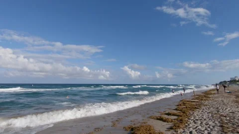 Deerfield Beach Facing South Stock Footage 200798119