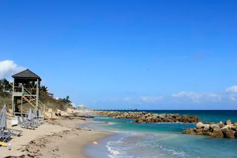 Deerfield beach pier Stock Photos