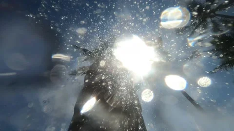 Deerfield Beach Shower Droplets Sun Stock Footage 208948596