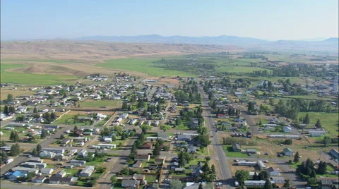 Deerlodge aerial Stock Footage 65439335
