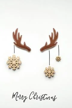 Deers horns. Stock Photos