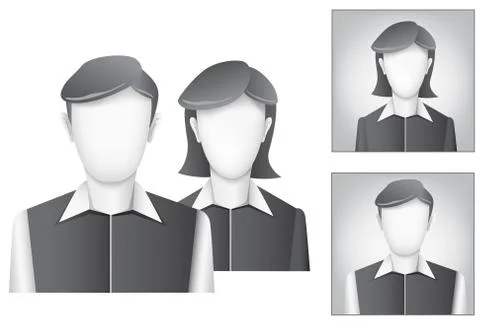 Default avatar Stock Illustration