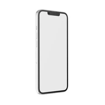 A default cellphone in a white background Stock Illustration
