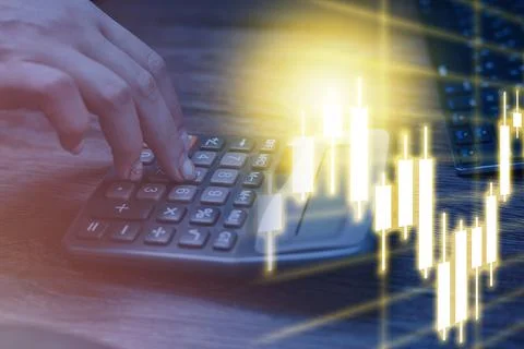 Default of financial system Stock Photos